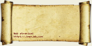 Una Šeperković vizit kartica